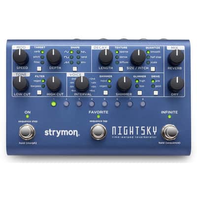 Strymon NightSky Time-Warped Reverberator Reverb Pedal image 1
