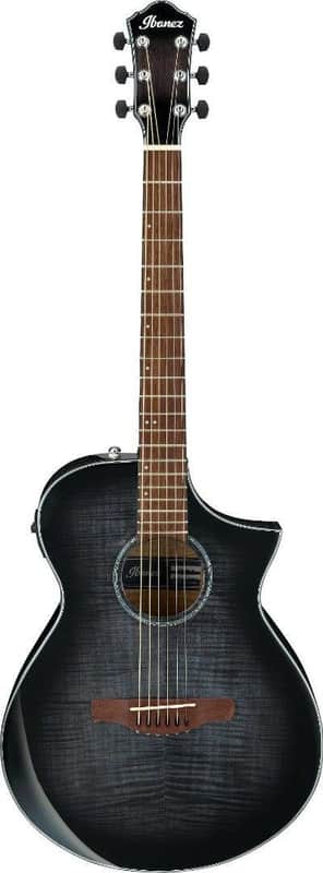 Ibanez Exotic Wood AEWC400TKS Acoustic Electric Cutaway Flamed Maple Guitar image 1