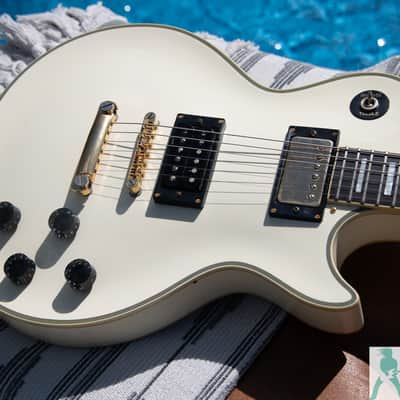 1997 Orville (Licensed by Gibson) LPC-75 - Alpine White w Seymour Duncan Bridge PU! - Pro Set Up w Perfect Frets/Action/Intonation! image 12