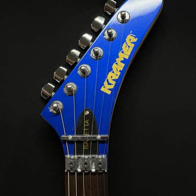 Kramer USA “Blue Demon” Barreta 2007 - Metallic Blue/ Flames image 9