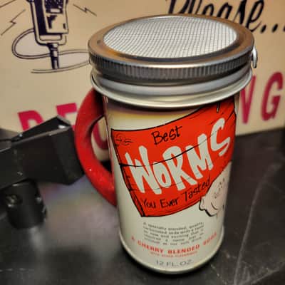 Lo Fi Soda Can Microphone - Cherry, I Like Worms image 4