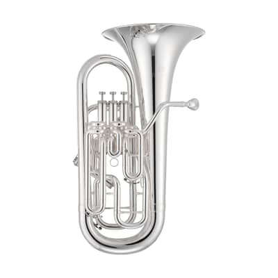 Jupiter JEP1120S Compensating 4-Valve Euphonium - Silver plated image 2