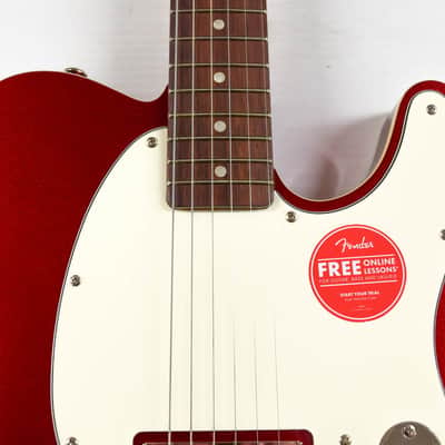 Squier Custom Esquire - Candy Apple Red image 2