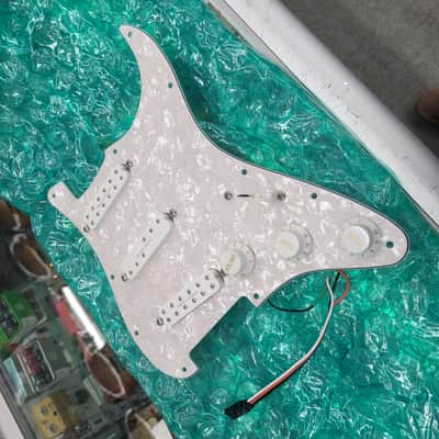 USA Custom Guitar Parts Caster S-Style Satin Sea Foam Green W/Case image 12