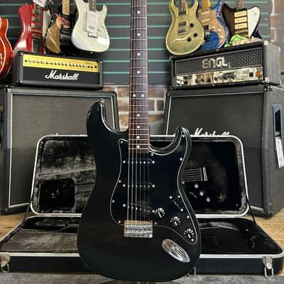 Fender Stratocaster Black 1979 CBS Era Vintage Electric Guitar image 1