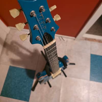 PRS McCarty Soapbar 1990 Turquoise OWNED BY MIKE WANCHIC, JOHN COUGER MELLENCAMP'S GUITARIST image 7