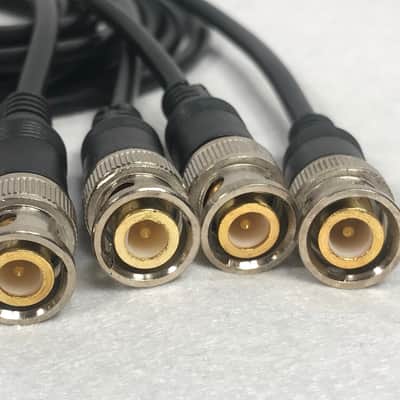 Wireless Front Mount Antenna Kit for Shure & Sennheiser Systems 4 GOLD BNC +20” Cables FMP420 image 5