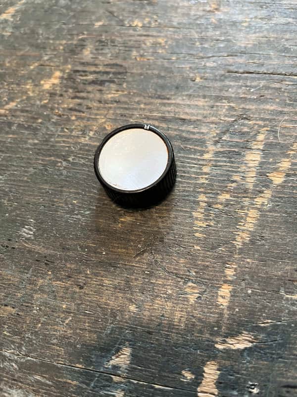 Unknown Knob with set-screw 50's-60's - Blk Chr image 1