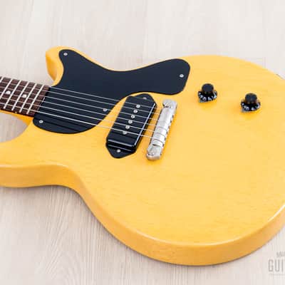 1995 Gibson Custom Shop Historic 1958 Les Paul Junior Double Cut TV Yellow w/ Case image 9