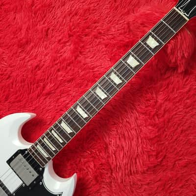 Burny RSG-60 '63 Revival Series - SG Standard - 1988 - White - Original VH-3 Pickups - Made In Japan MIJ image 6