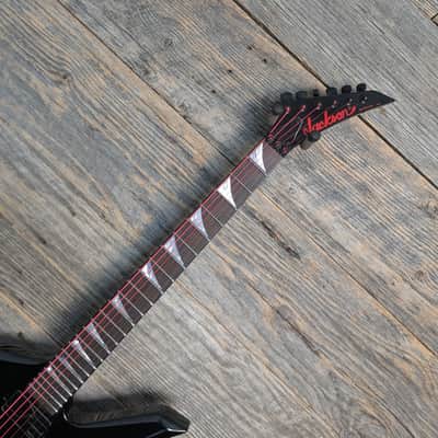 Used Jackson Custom Shop Special Edition Kelly 2H FR - Black & Red image 2
