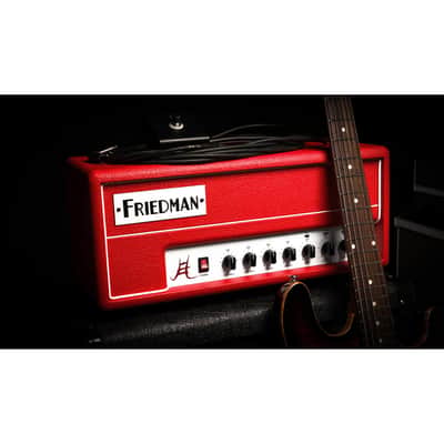 Friedman JEL-20 Jake E Lee Signature 20 Watt Tube Guitar Amplifier Head - Red image 18