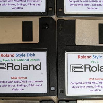 Roland Keyboard Floppy Disk Styles Collection image 5