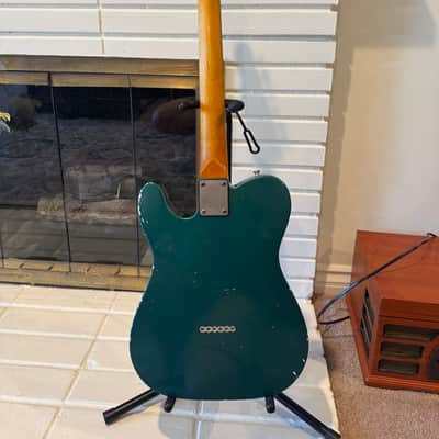 Wildwood Bloomdoom Allparts Telecaster Partscaster 2020 Sherwood Green Nitro Light Relic image 6