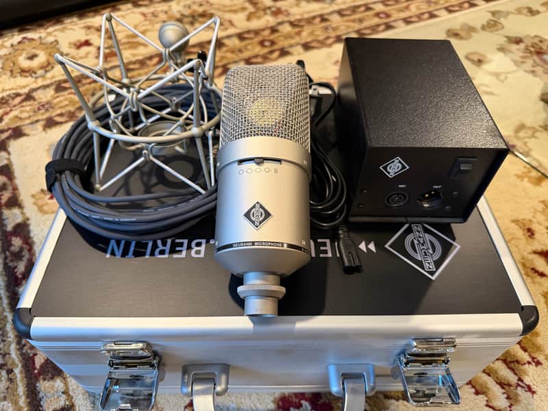 Neumann M 149 Large Diaphragm Multipattern Tube Condenser Microphone 1999 - Present - Nickel image 1