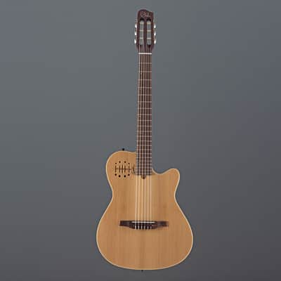 Godin MultiAc Nylon Encore Acoustic Guitar, Natural - 4/4 classical guitar image 2