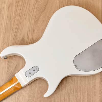 1981 Kramer DMZ 5000 Vintage Aluminum Neck PJ Bass, White image 14