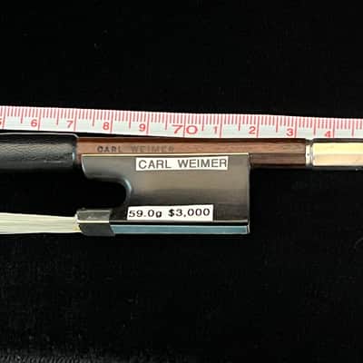Carl Weimer stamped Violin bow, vintage antique  Violin Bow image 7