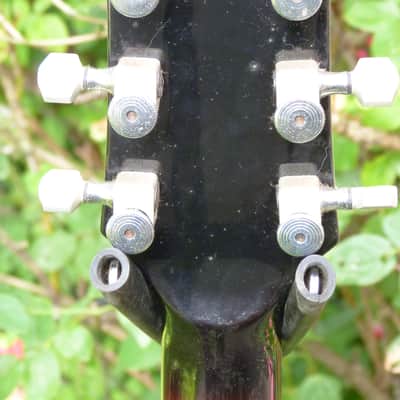Carvin electric guitar neck thru sunburst image 5