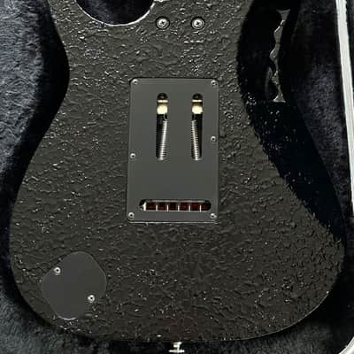 Ibanez JEM 7 DBK Black Industrial Finish with Mirror Guard Steve Vai Breed Pickups image 7