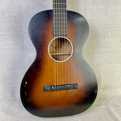 Oahu Hawaiian Guitar 1940s Sunburst Lap Steel Slide Acoustic Square Neck w/ Original Case image 3