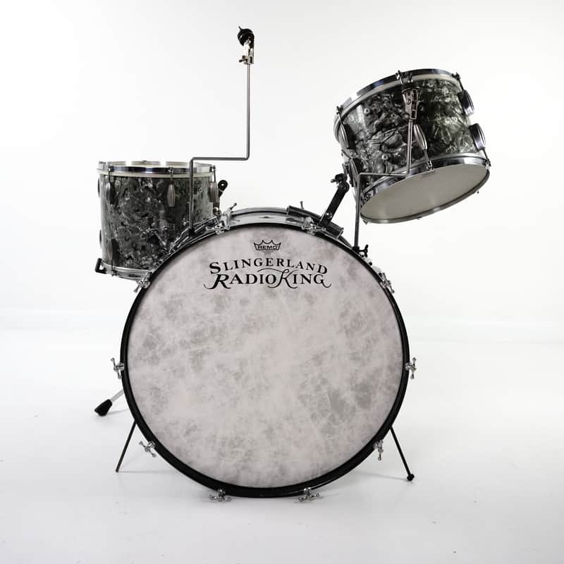 1928-1941 Slingerland Radio King in Black Diamond Pearl black …