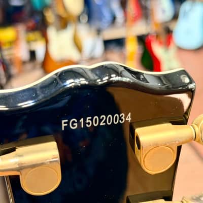 🔥2015🔥 Burny SRLC-55 Black Les Paul Custom~ Gold Hardware~ Japanese Import! image 16