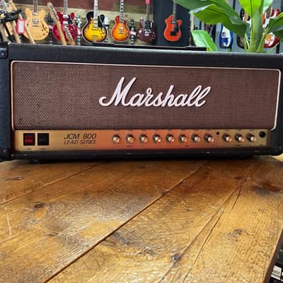 Marshall JCM 800 Lead Series Model 2205 Wicker Front 50-Watt Head 1985 image 6