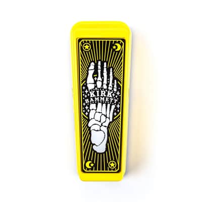Dunlop Kh95 Y Kirk Hammett Cry Baby Wah Yellow Sparkle Edition image 5