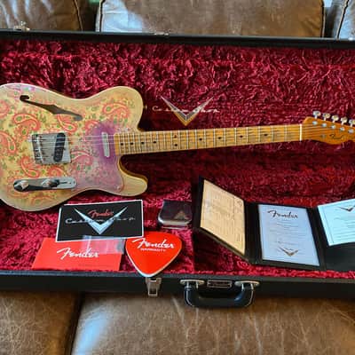Fender Dale Wilson Custom Shop Thinline Telecaster Paisley Heavy Relic Masterbuilt CS image 3