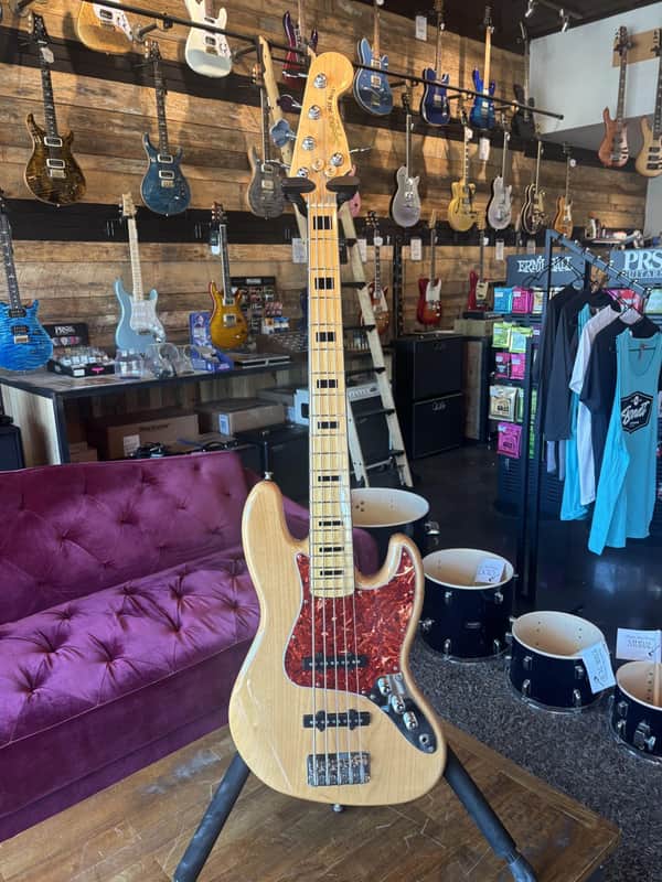 Squier 5 String Jazz Bass- Natural image 1