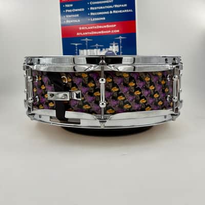Montineri Custom 14x4 "Iris Tongue" Snare Drum image 8