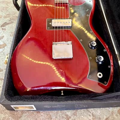 Guild Polara S-50 electric guitar 1964 - Cherry original vintage USA image 3