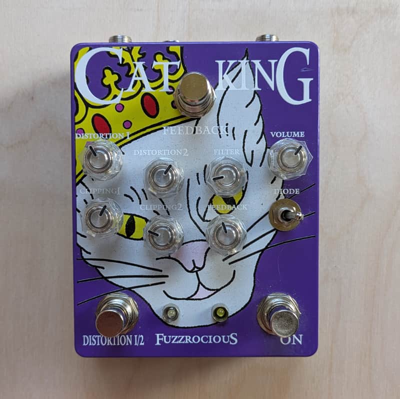 Fuzzrocious Cat King Dual Distortion 2010s - Graphic image 1