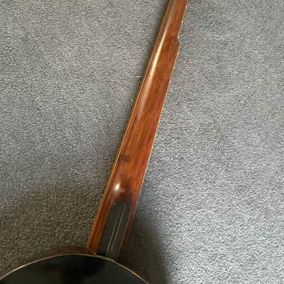 Unbranded vintage zither banjo - possibly W. Tremlett - with vintage leather case image 9