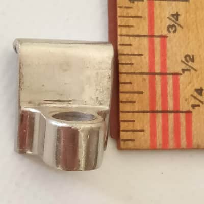 Solid Die-Cast Tension T-Rod Clip Nickel Rim Snare Drum Early American Vintage image 1