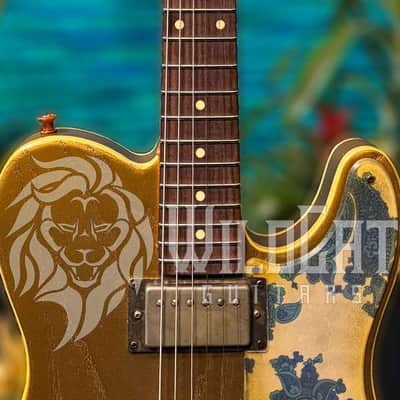 Palir Titan C4 Gold Top Blue Paisley Guard 41256 image 5