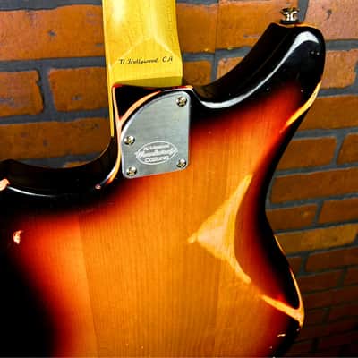 Woodcraft Electric Guitars Bobcat Custom Three tone burst relic with Mastery Tremolo image 5