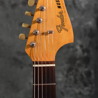 Fender Mustang Vintage 1965 Olympic White *Body Only* Refinish w Recent Reissue Hardshell Case & FAST Shipping image 4