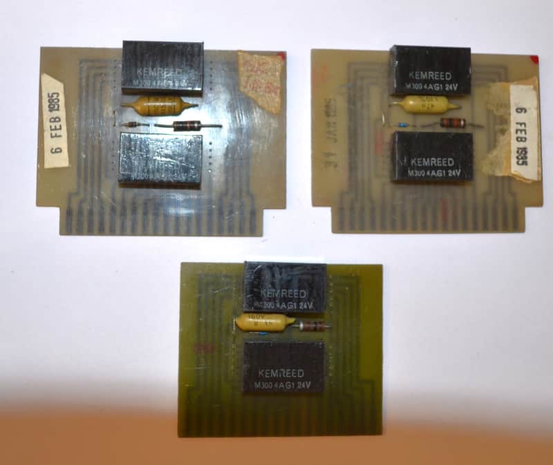 (3) Neve  230 relay boards 1970's image 1