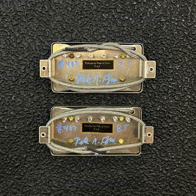 Pete A Flynn Pickups PAF Style Humbucker Pickup Set w/ Aged Nickel Covers image 2