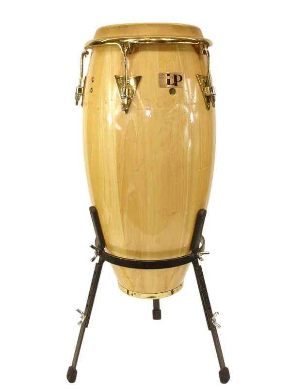 Latin Percussion 11" Classic Quinto, Natural  w/ Stand image 1