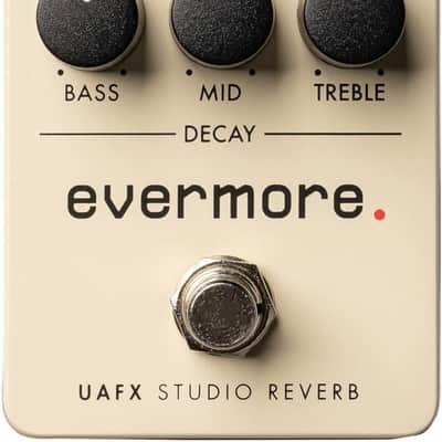 Universal Audio UAFX Evermore Studio Reverb Pedal - Bundle with Instrument Cable and 2 Patch Cables image 2