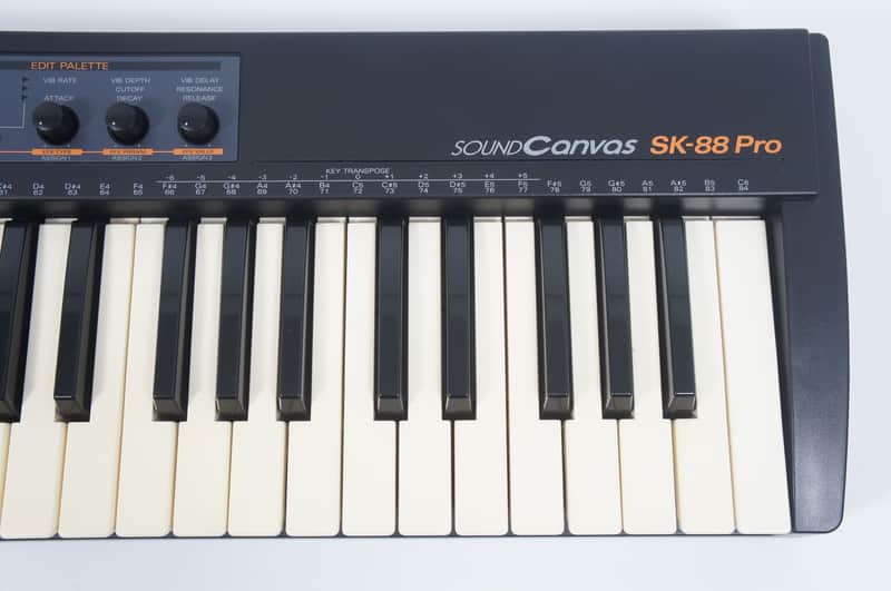 Roland SK-88 PRO Sound Canvas Sound Module Keyboard SC88 w/ 100