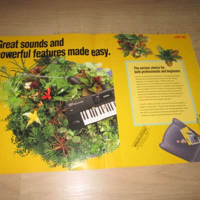Roland XP-10 Brochure -Original Vintage Synthesizer Catalog image 2