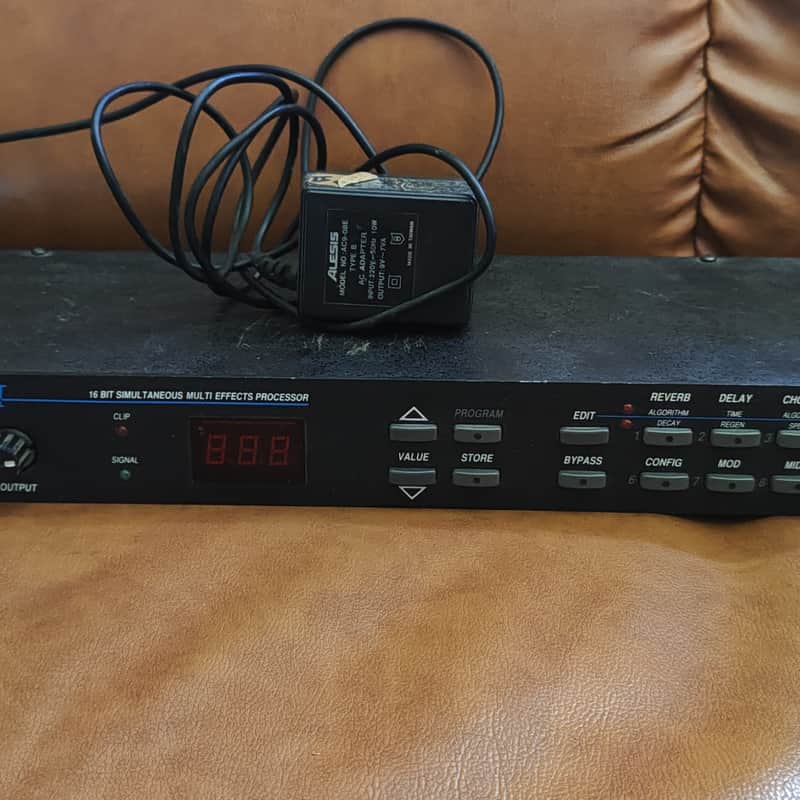 1990s Alesis Midiverb III Black