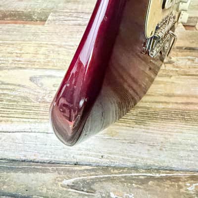 2008 Fender Standard Stratocaster MIM HSS - Midnight Wine image 14