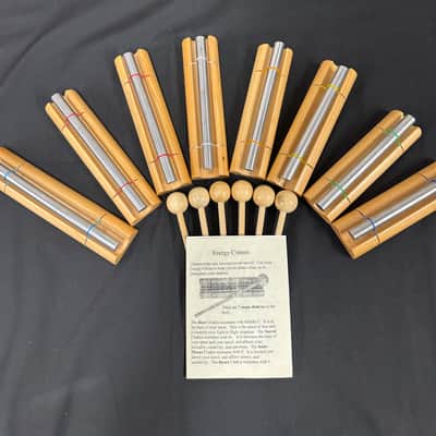 Dobani 8-Piece Energy Chime Set, 8 Chakras, Meditation, Relax - EXCELLENT image 3