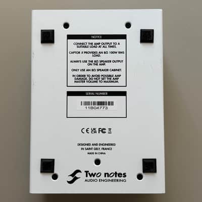 Two Notes Torpedo Captor X 8ohm Stereo Reactive Load Box / Attenuator image 3