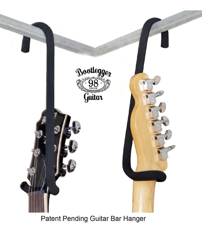 Guitar Bar Hanger 12” fits 6 & 7 string Guitars and 4 & 5 string Bass Guitars image 1